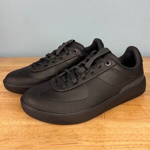 Lululemon Cityverse Sneakers Women's 9 Black Leather Athletic Shoes Lace Up Gym